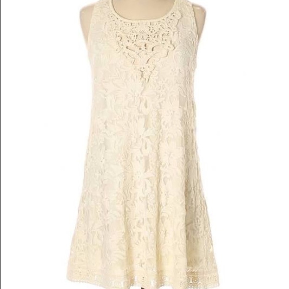 Mittoshop cream lace dress - NWT